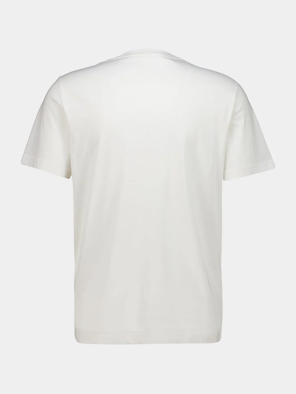 Natural Cotton T-Shirt with Logo - Image 2