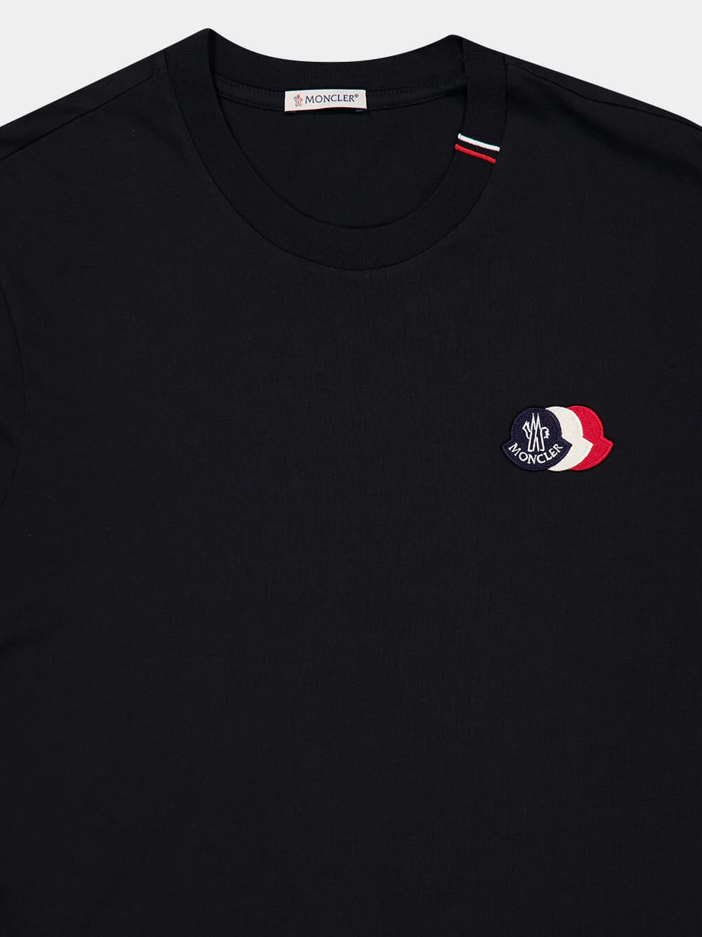Navy Blue Cotton T-Shirt with Logo - Image 3
