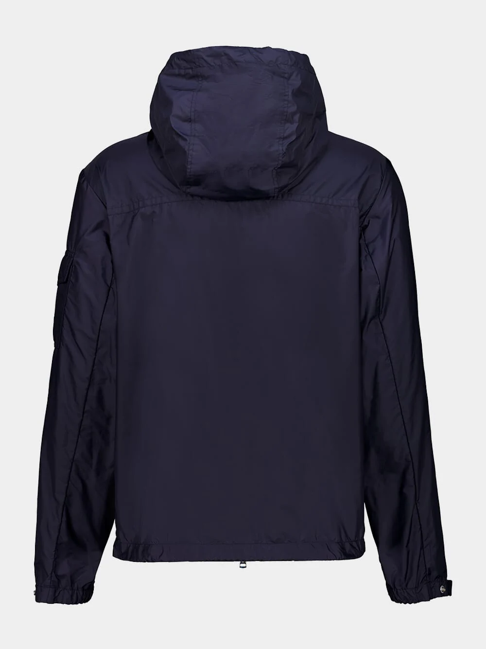 Navy Blue Etiache Hooded Rain Jacket - Image 3