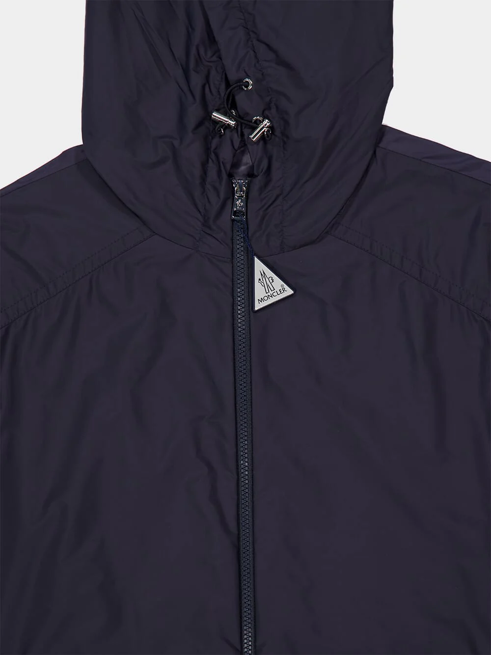 Navy Blue Etiache Hooded Rain Jacket - Image 5