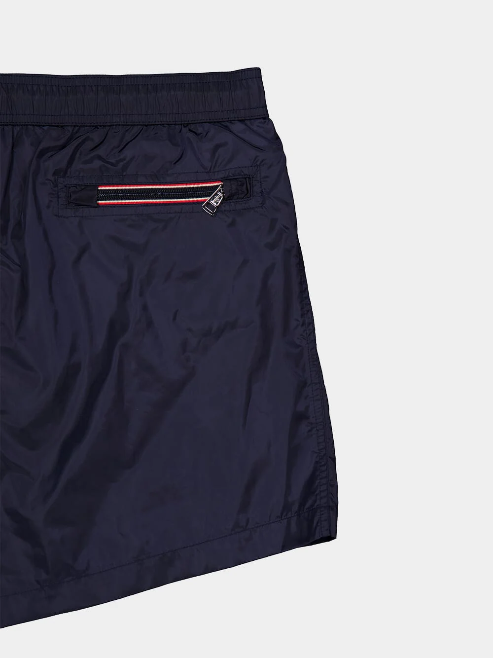 Navy Blue Nylon Swim Shorts - Image 4