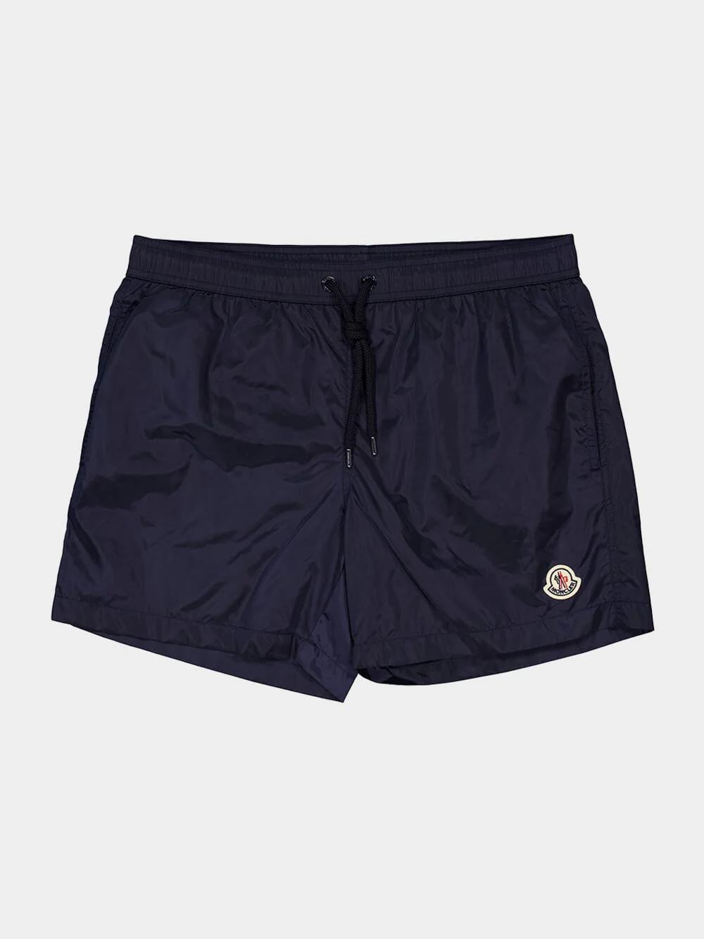 Navy Blue Nylon Swim Shorts - Image 5