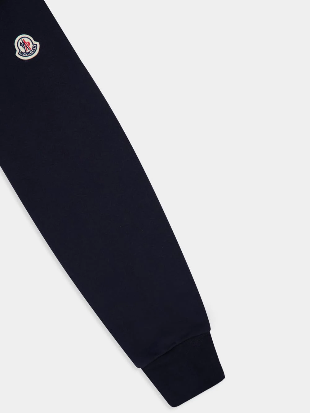 Navy Cotton Zip-Up Jacket - Image 4