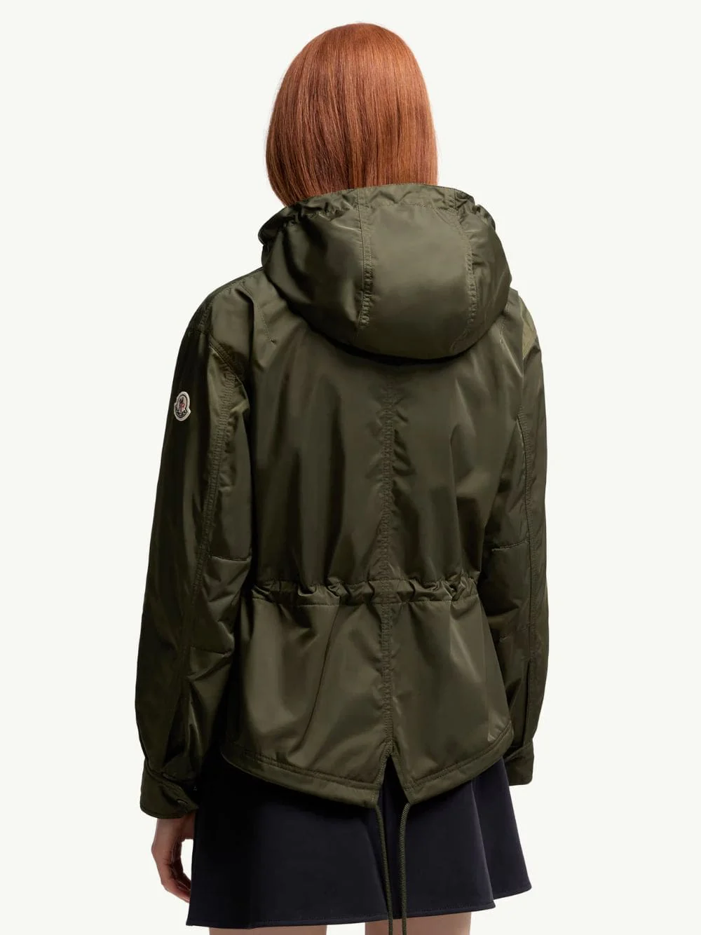Olive Green Noizay Hooded Parka Jacket - Image 4