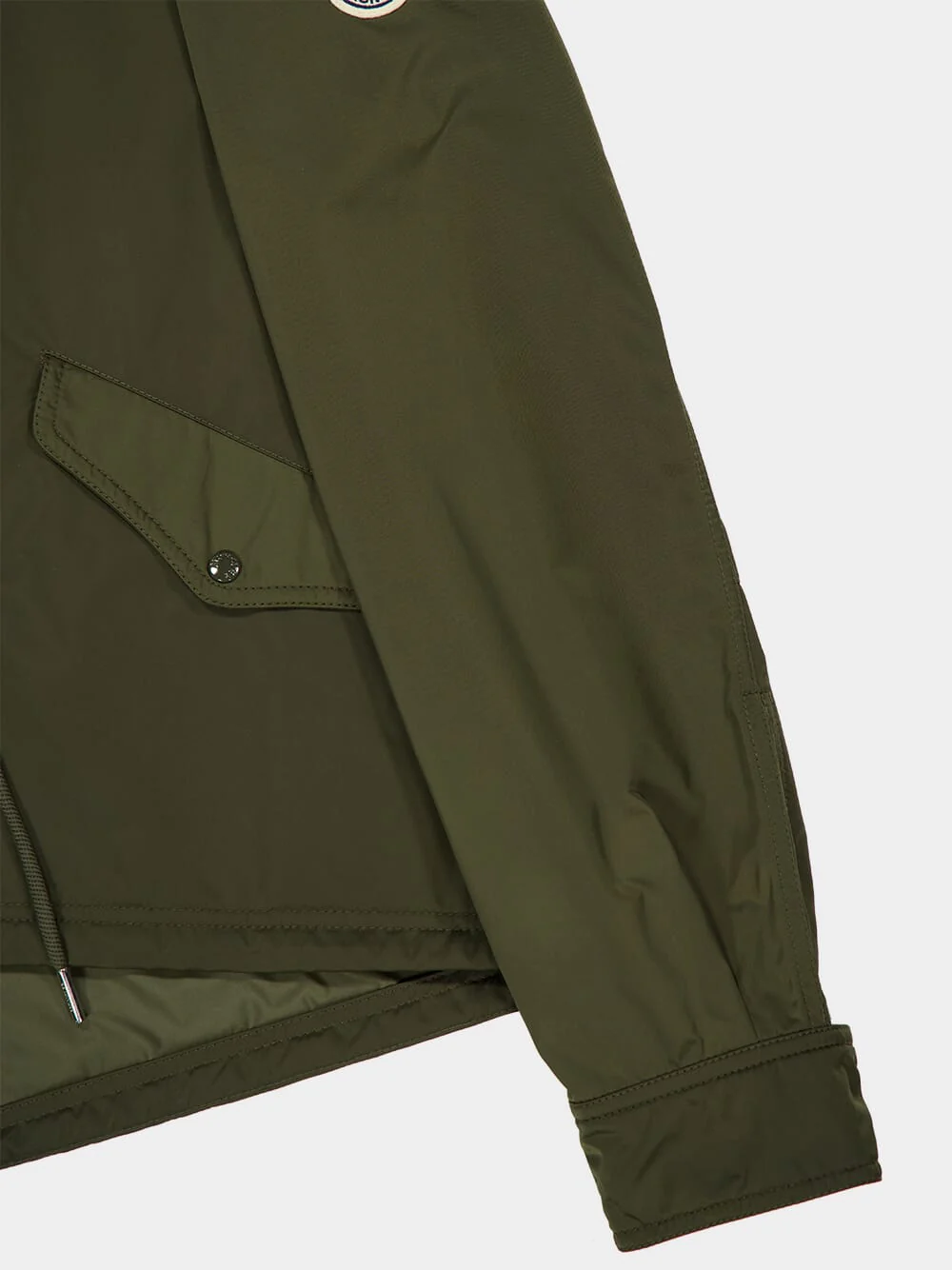 Olive Green Noizay Hooded Parka Jacket - Image 6