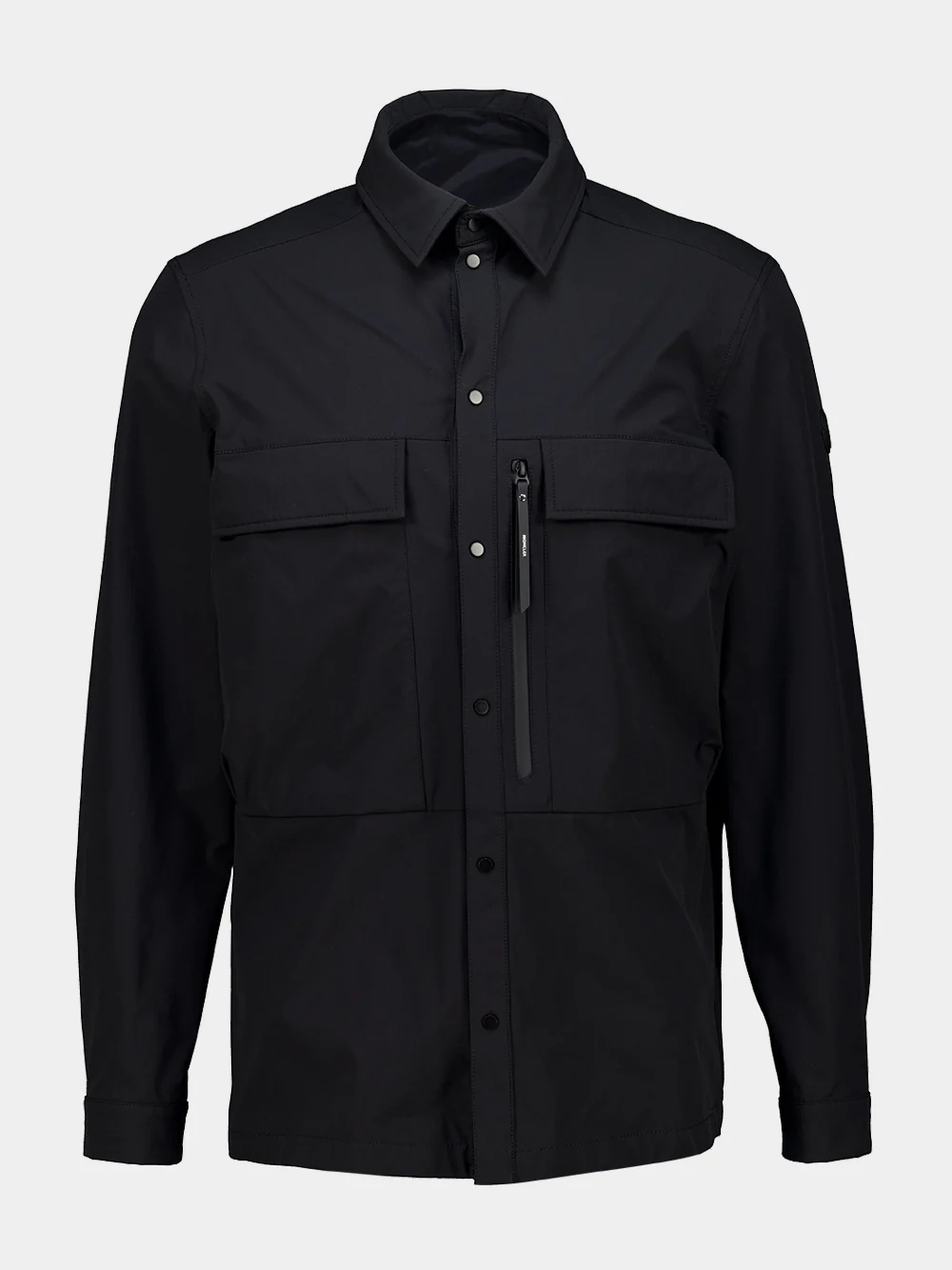 Black Ripstop Shirt Jacket