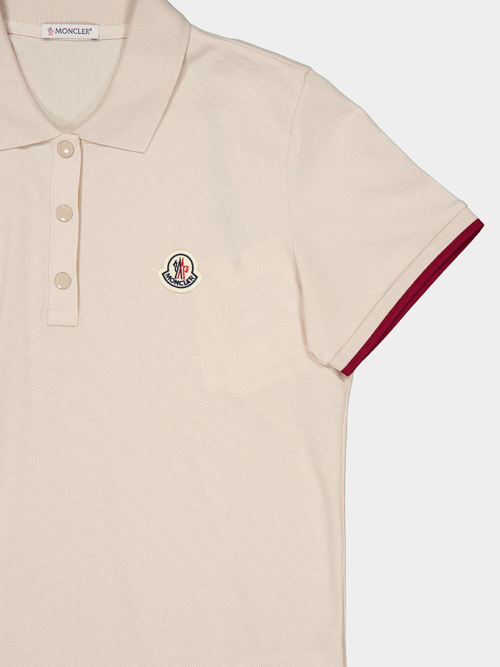 Tan Logo Cotton Piquet Polo Shirt - Image 6