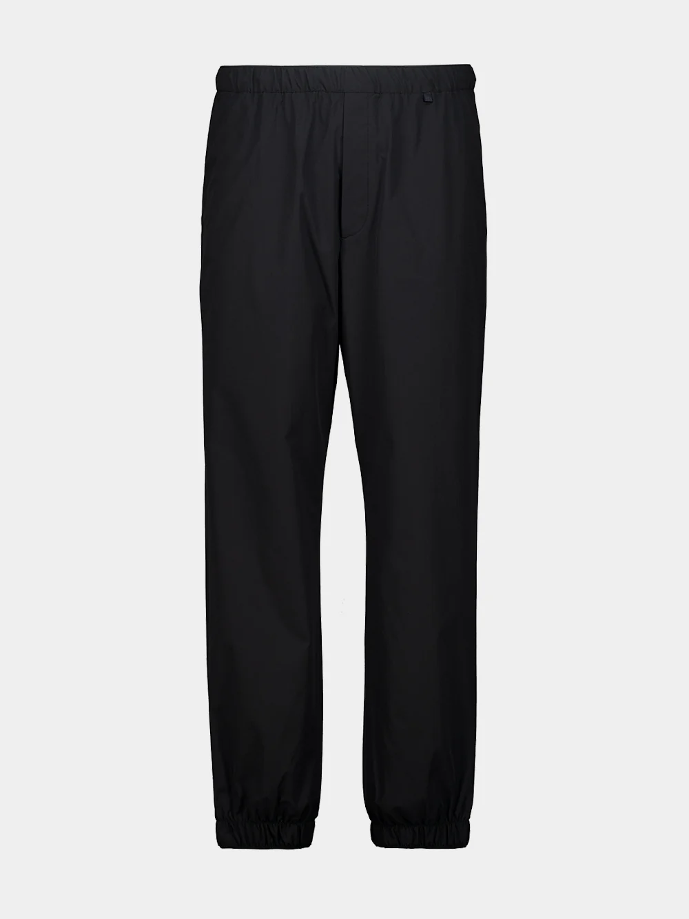 Black Ripstop Track Pants