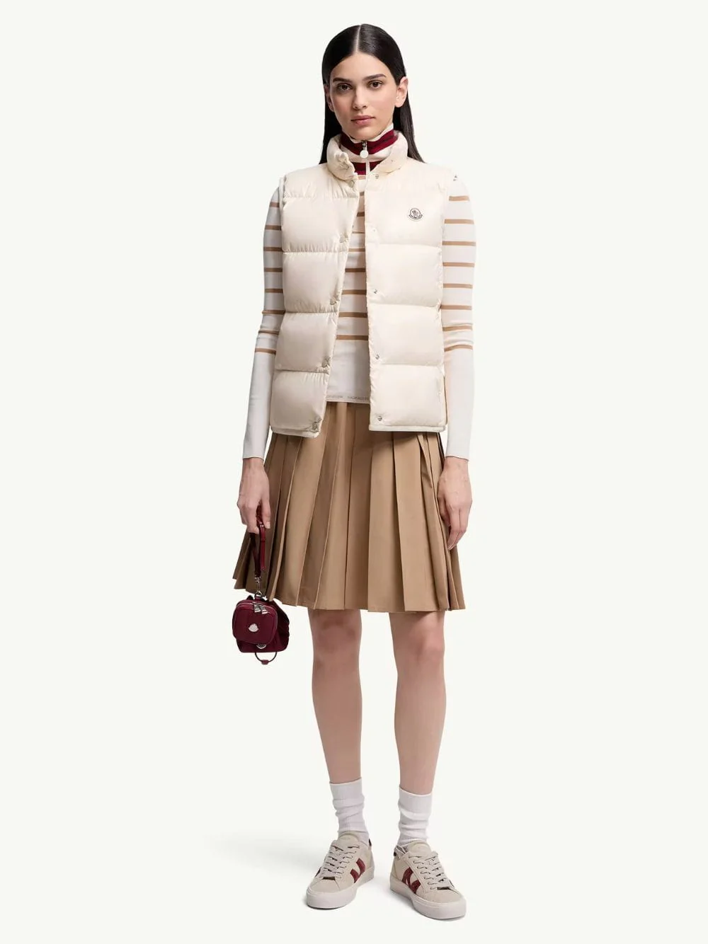 White Badia Down Gilet - Image 2