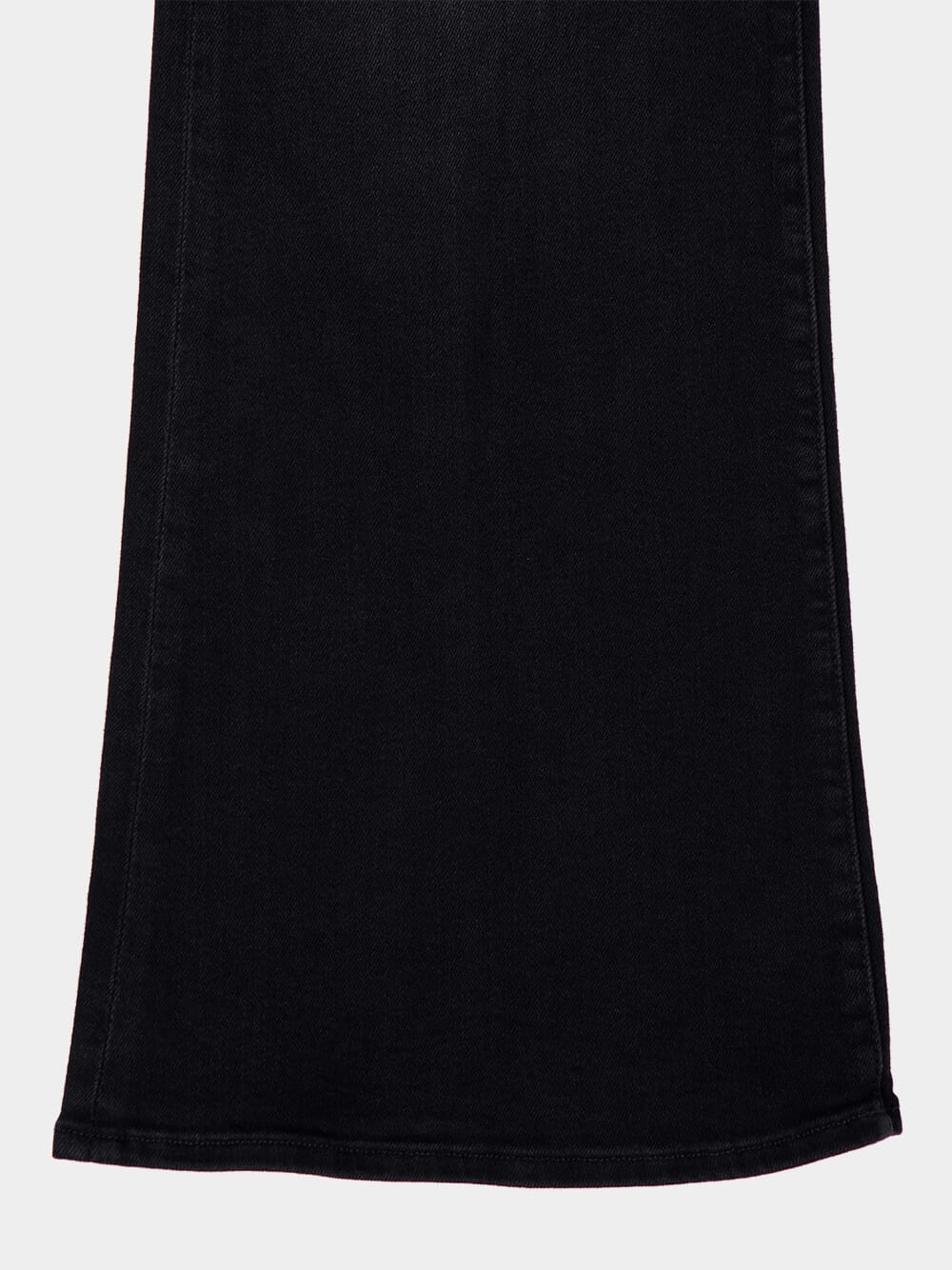 Black Wide-Leg Jeans in Spiked Hair Wash - Image 4