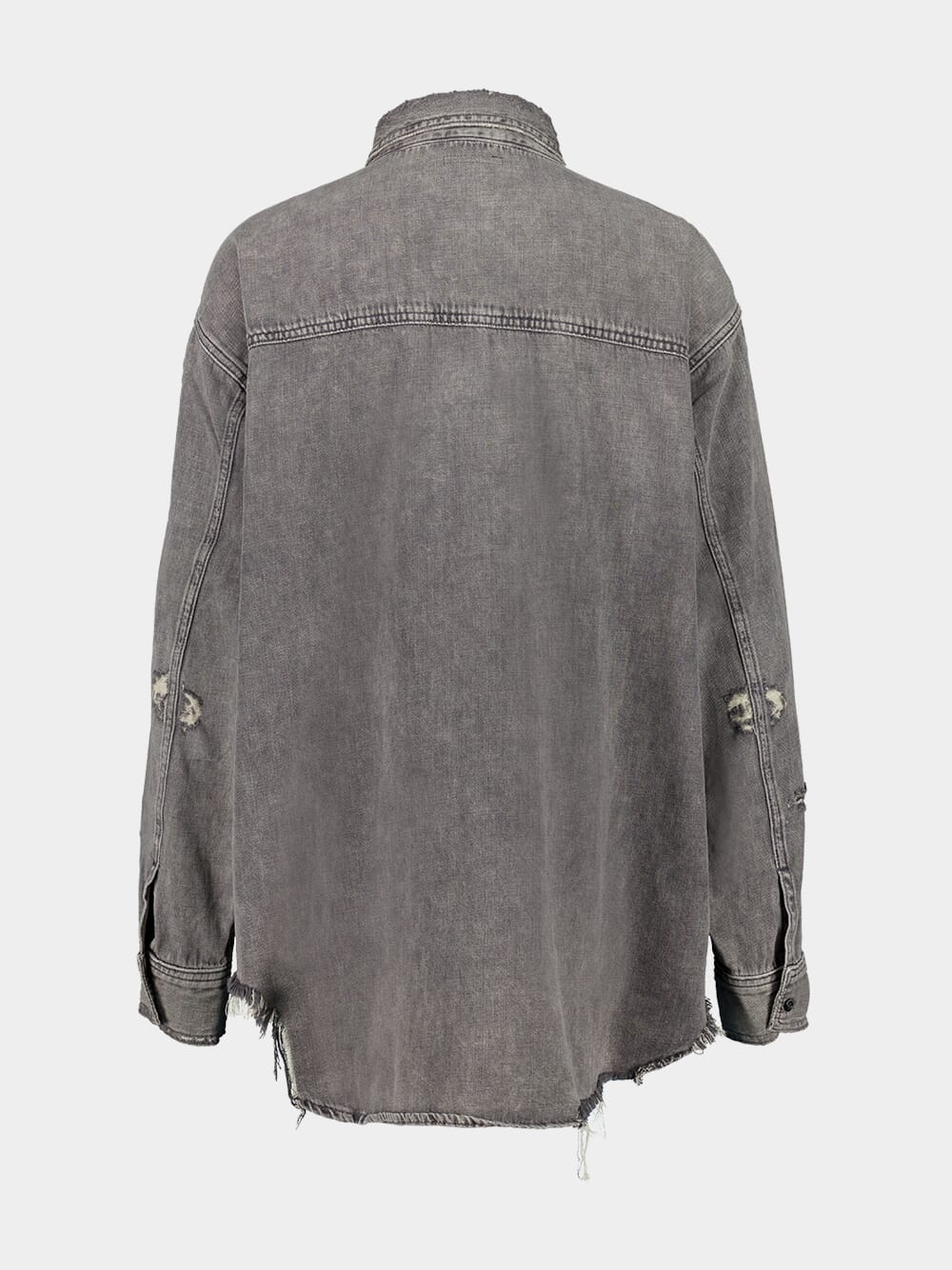 Gray Lazy Sunday Shirt Jacket - Image 2