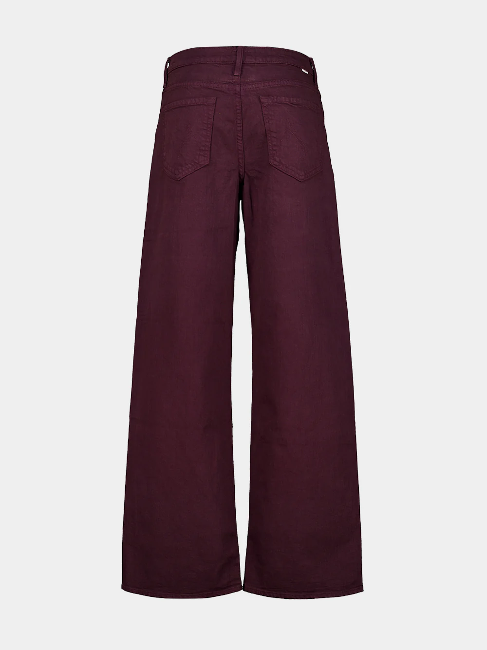 Rerun Zip Sneak Dark Russet Wide-Leg Jeans - Image 2