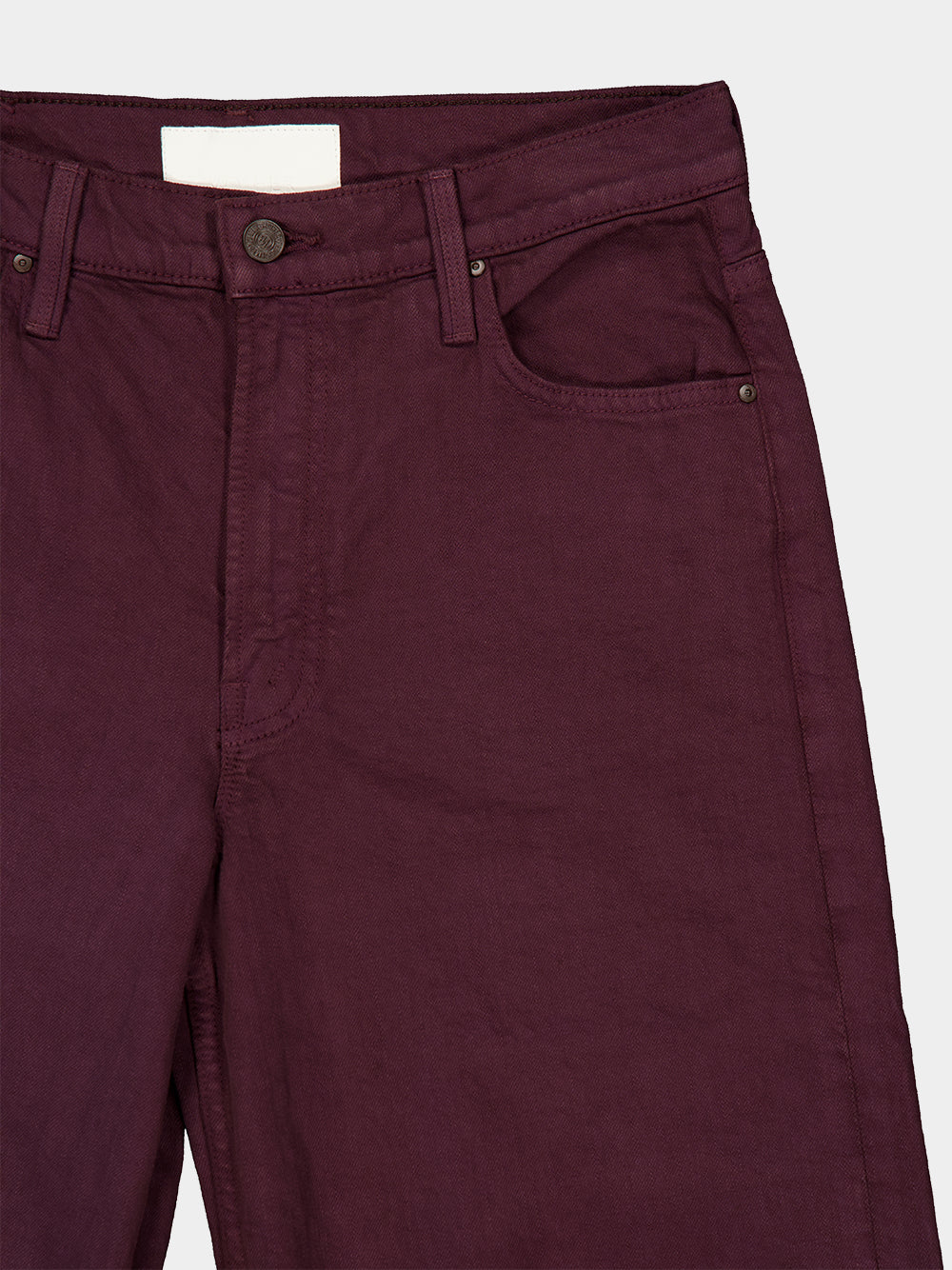 Rerun Zip Sneak Dark Russet Wide-Leg Jeans - Image 3