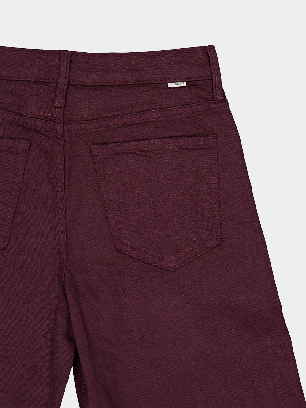 Rerun Zip Sneak Dark Russet Wide-Leg Jeans - Image 4