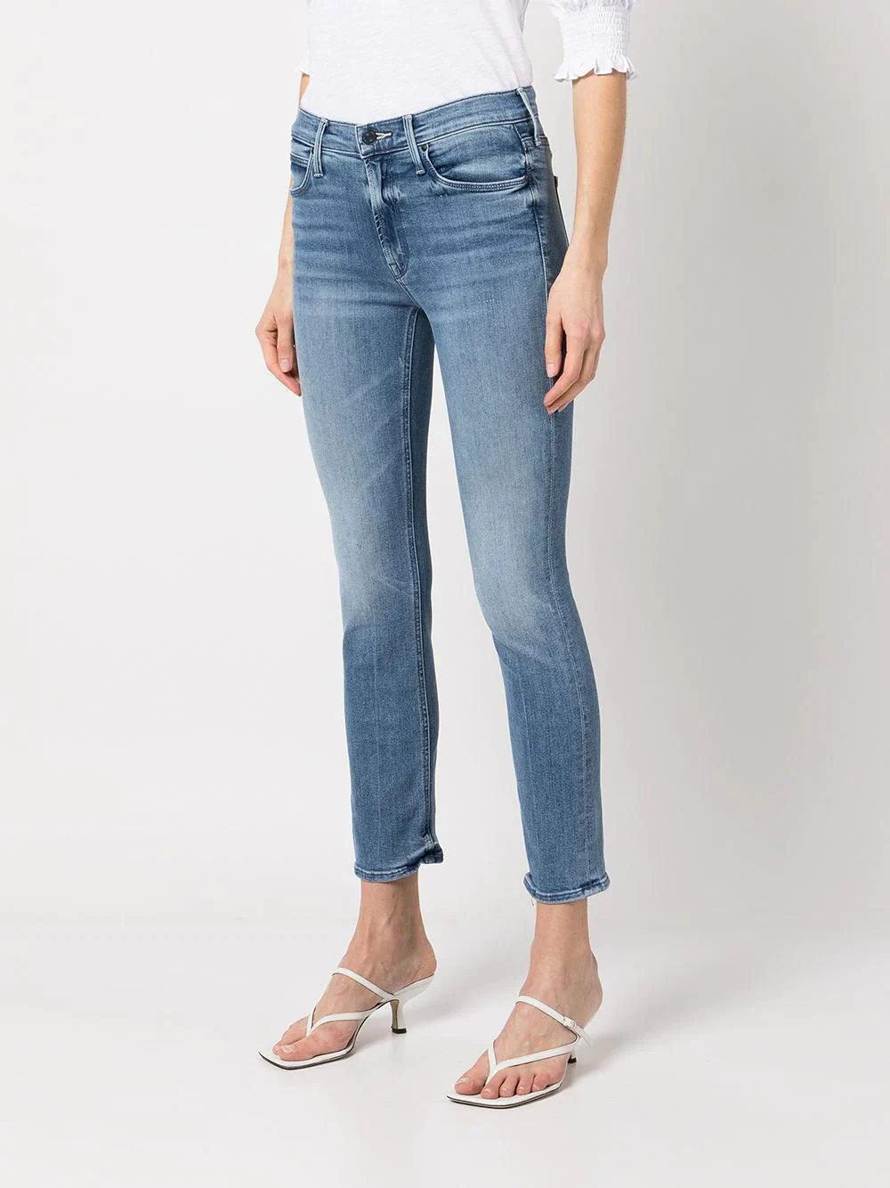 Mid-Rise Skinny Ankle-Crop Jeans - Image 2