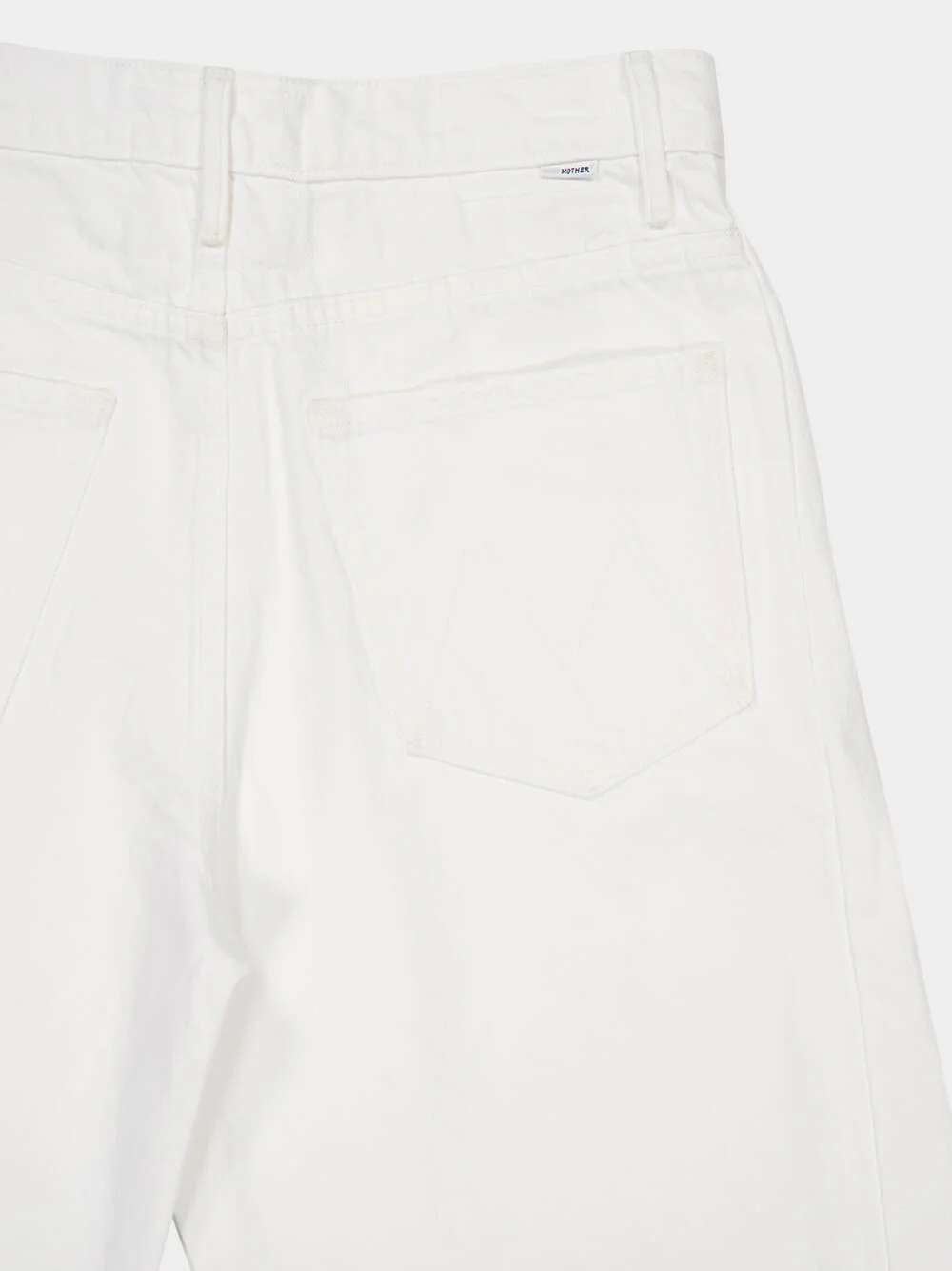 The Full-Pipe Ankle White Barrel Jeans - Image 4
