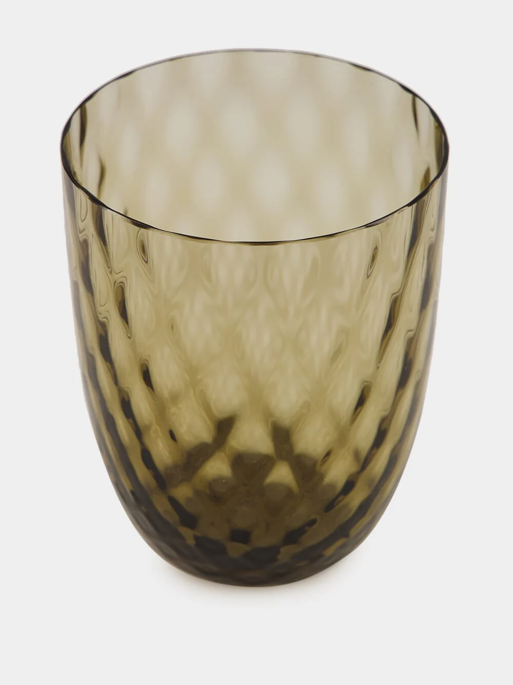 Brown Optic Twisted Idra Water Glass - Image 2