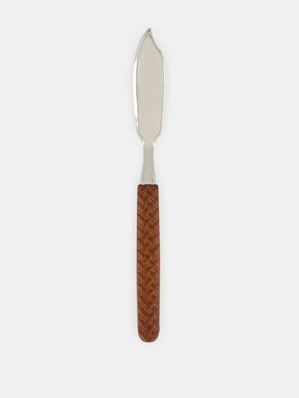 Brown Intreccio Fish Knife