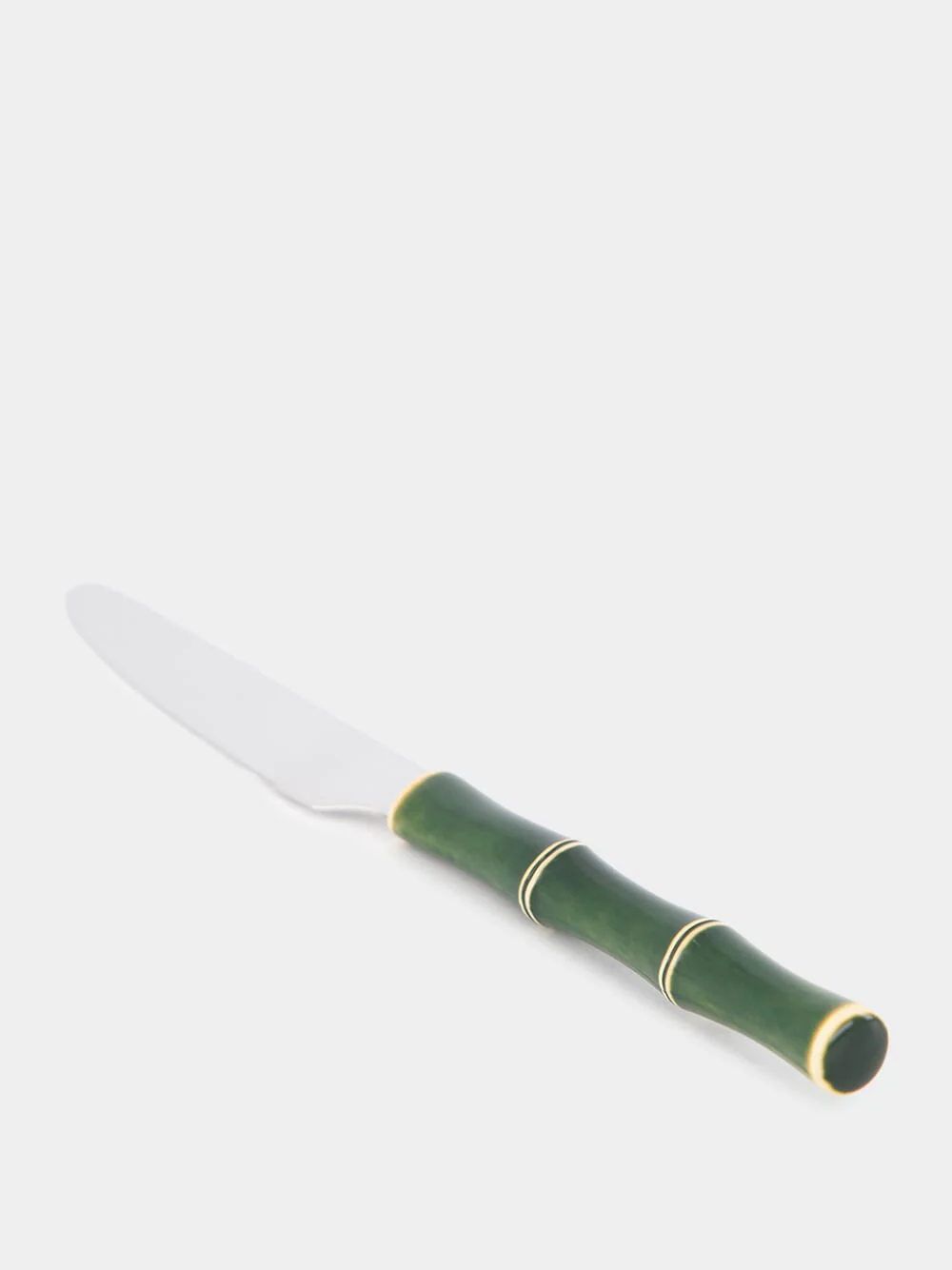 Green Bamboo Dessert Knife - Image 3