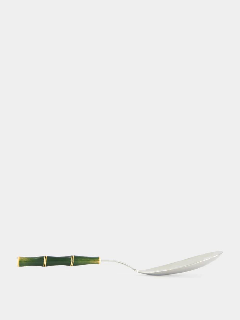 Green Bamboo Handle Rice Serving Spoon - Image 4