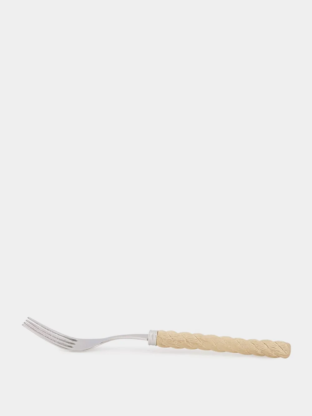 Beige Rope Dessert Fork - Image 2