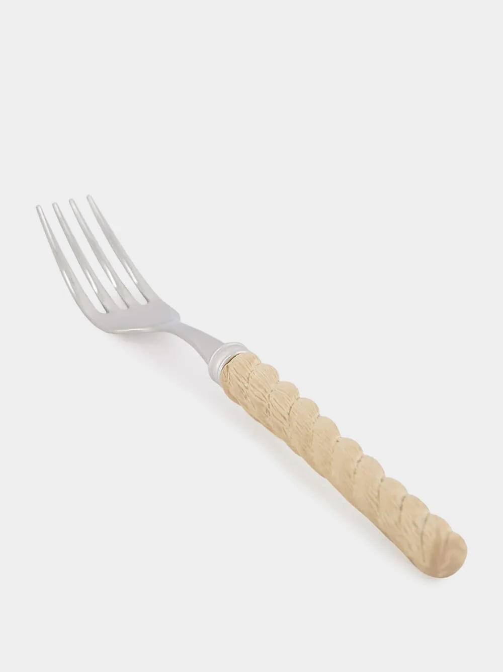Beige Rope Dessert Fork - Image 3