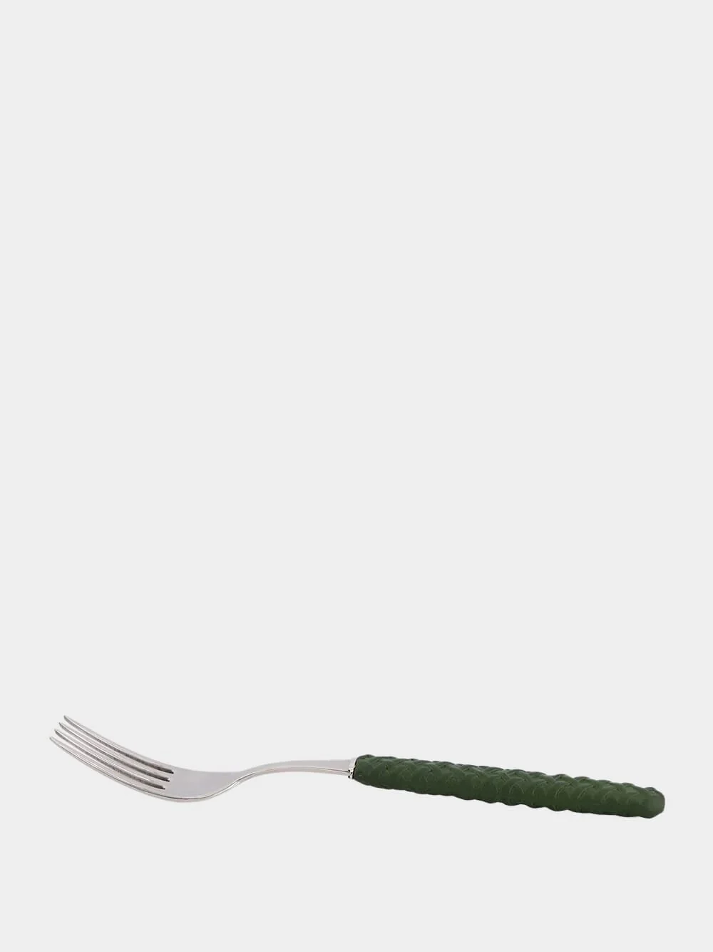 Green Intreccio Dinner Fork - Image 2