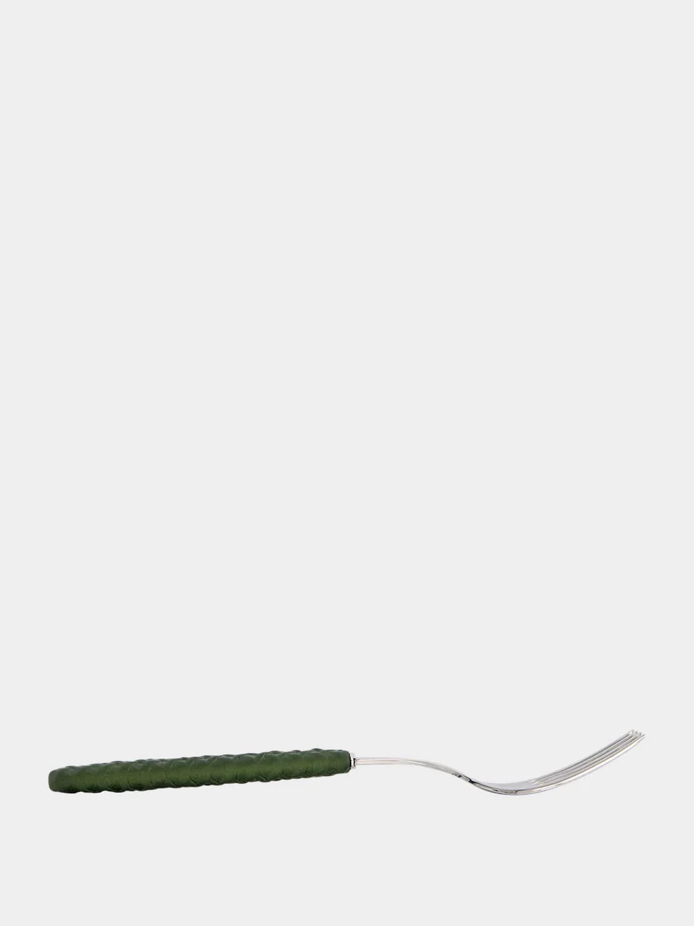Green Intreccio Dinner Fork - Image 4