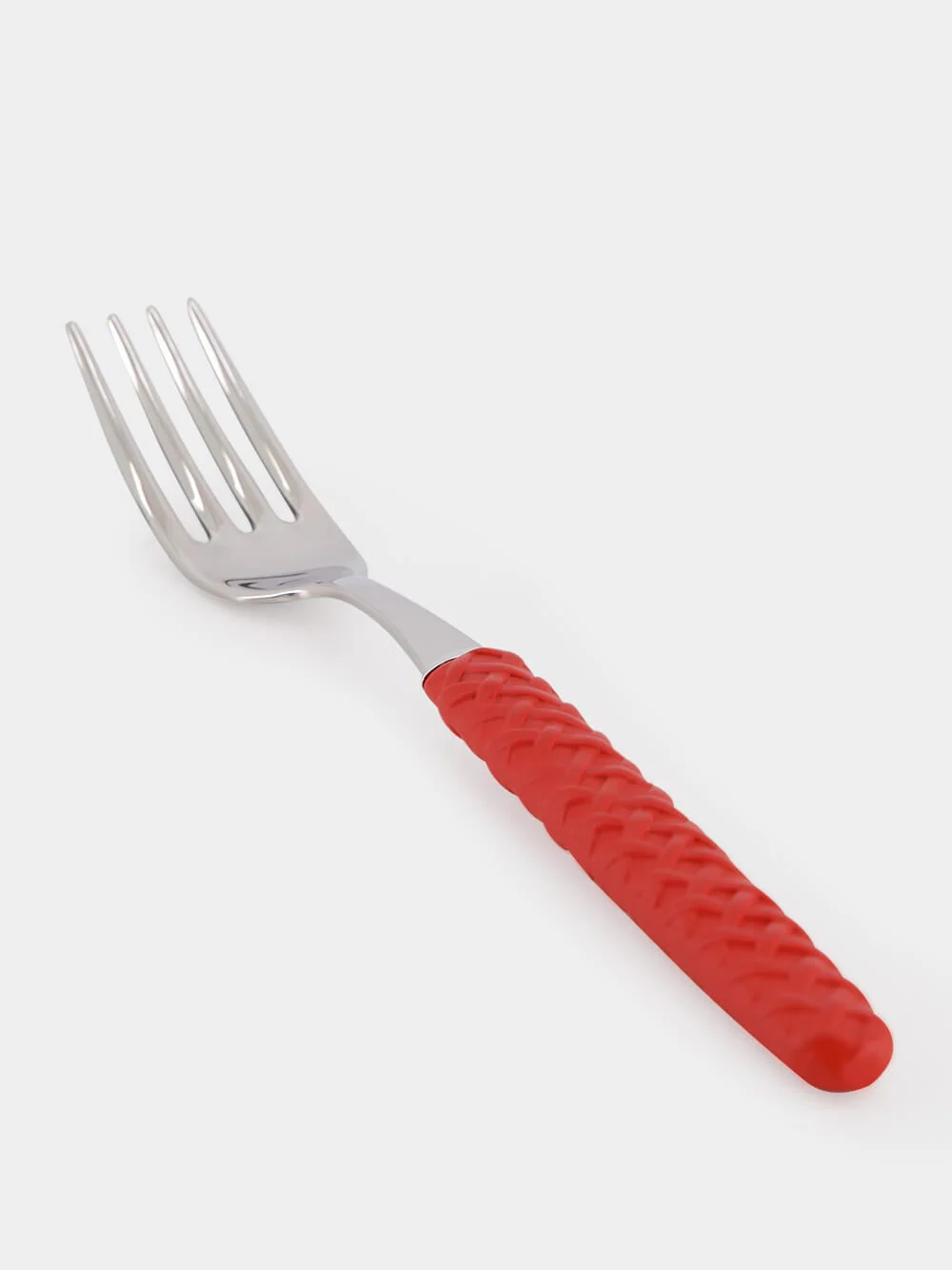 Red Intreccio Dinner Fork - Image 3