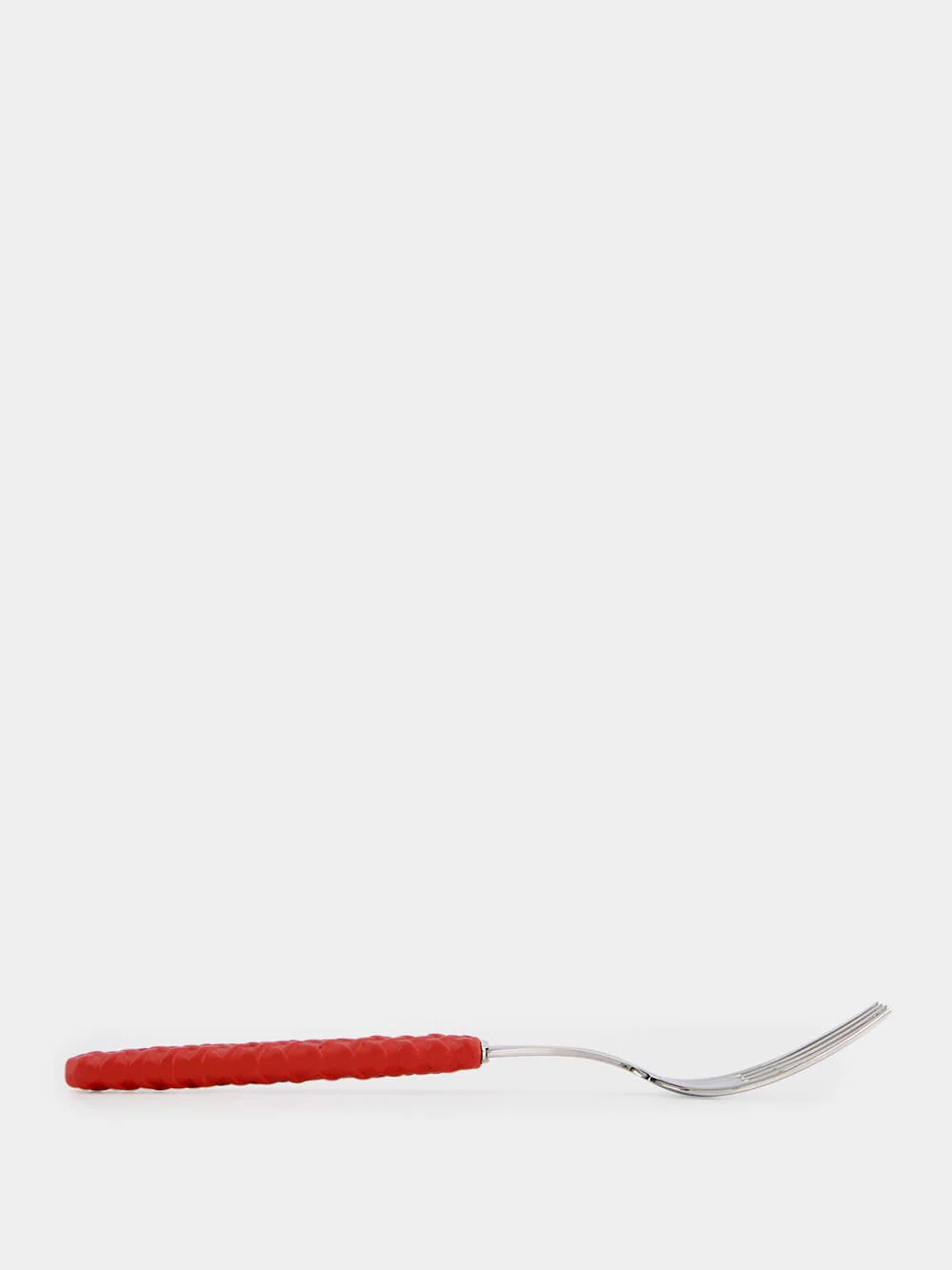 Red Intreccio Dinner Fork - Image 4