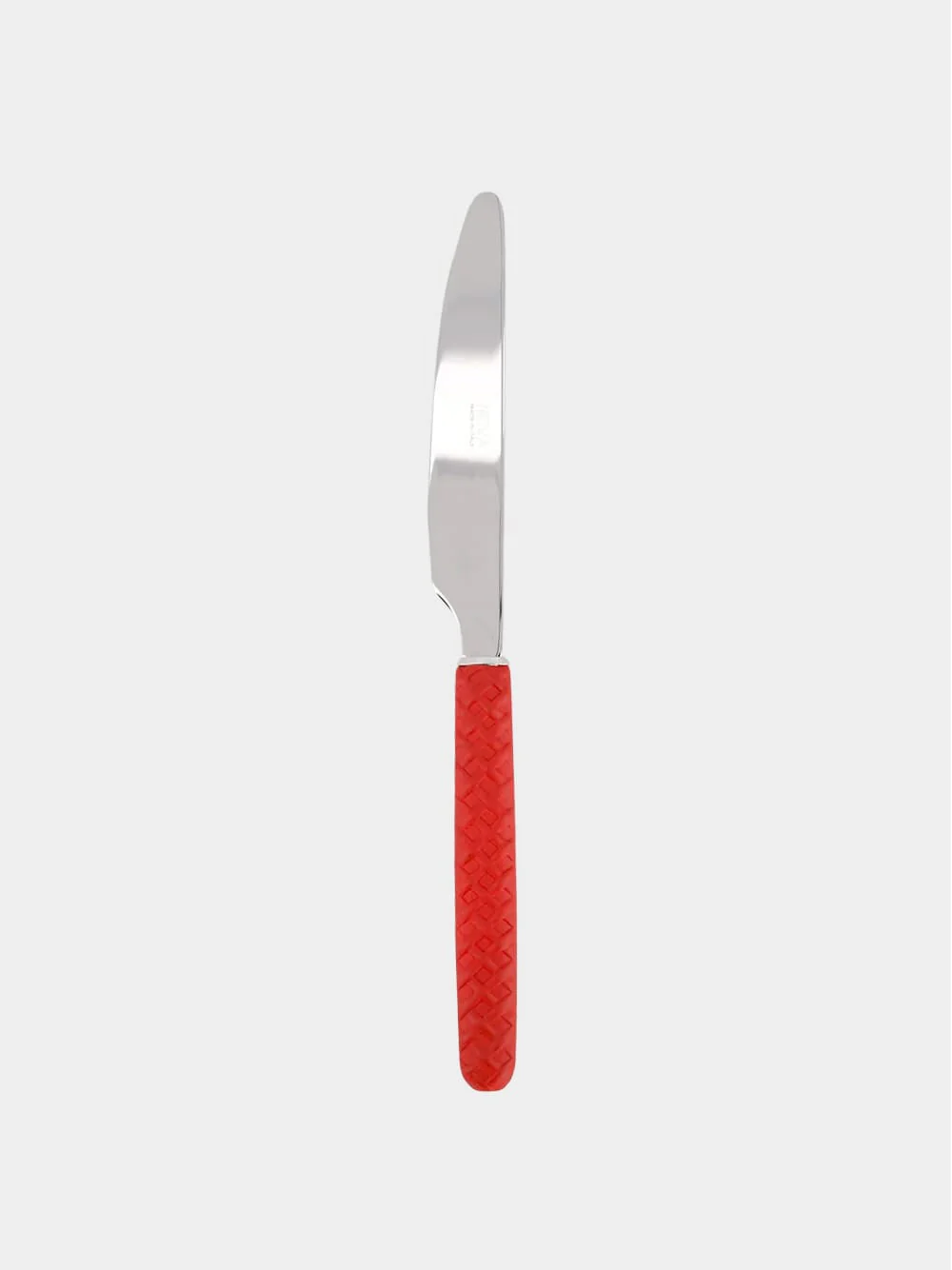 Red Intreccio Dinner Knife