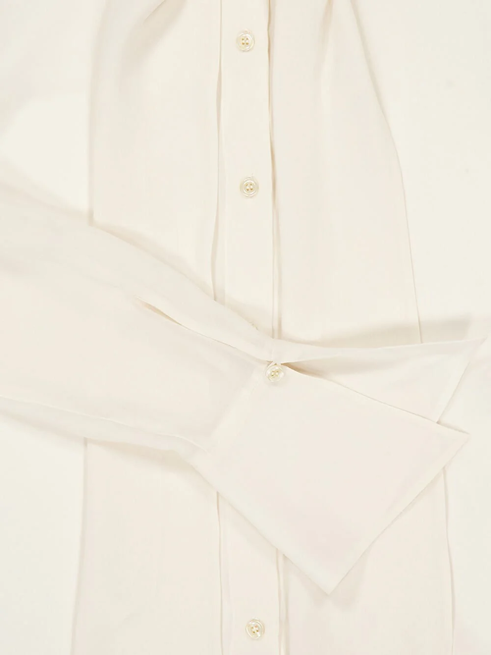 White Satin Lavallière Blouse - Image 6