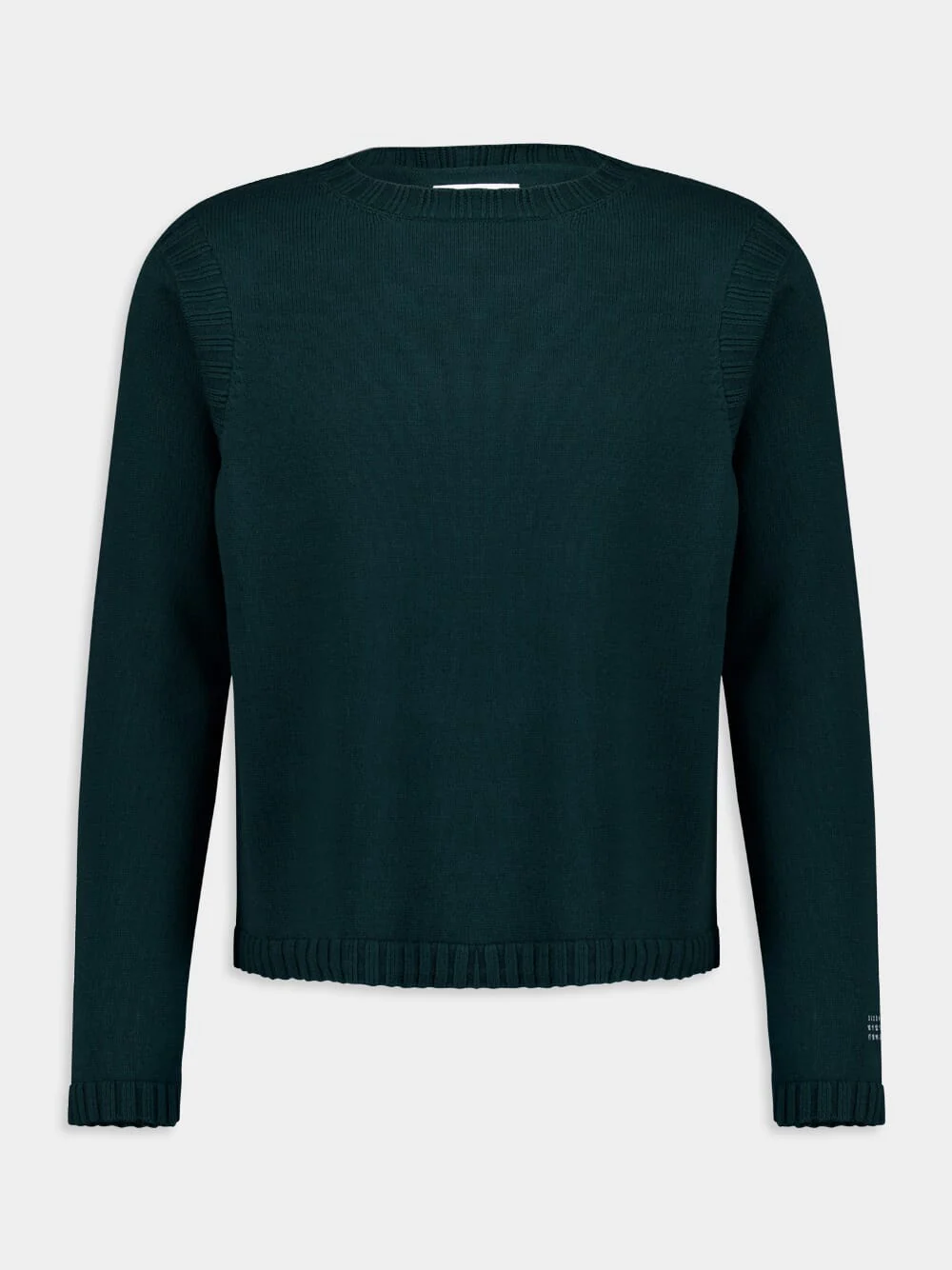 Numbers Motif Cotton-Blend Jumper