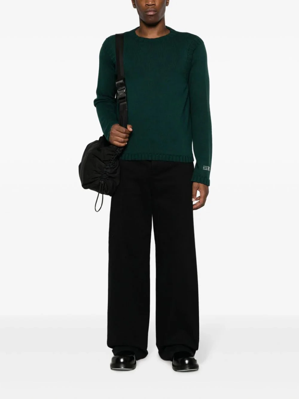 Numbers Motif Cotton-Blend Jumper - Image 2
