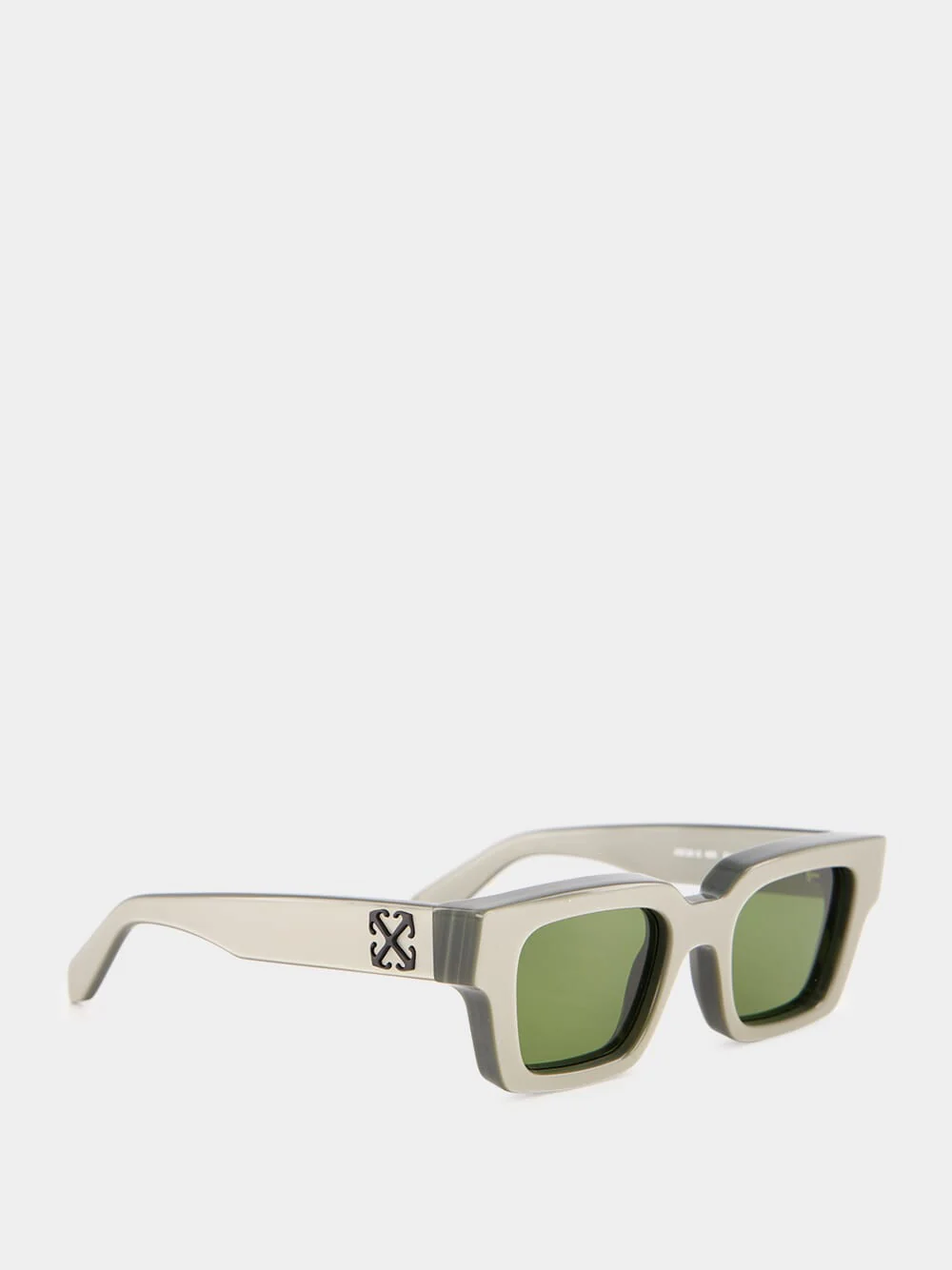 White Square Sunglasses - Image 2