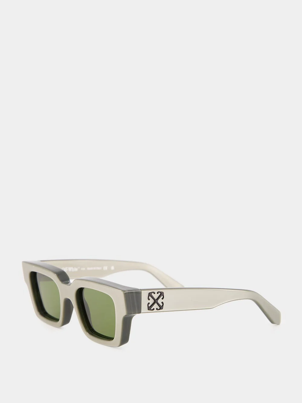 White Square Sunglasses - Image 3