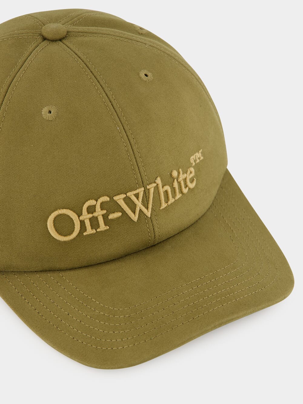 Army Green Bookish Embroidered Baseball Cap - Image 3