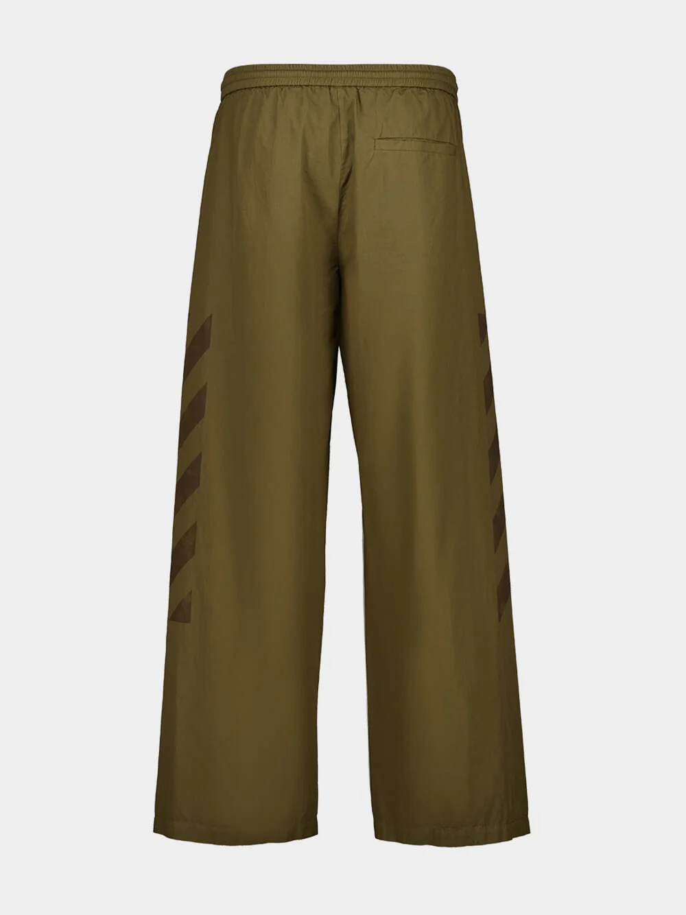 Army Green Diag GD Track Pants - Image 2