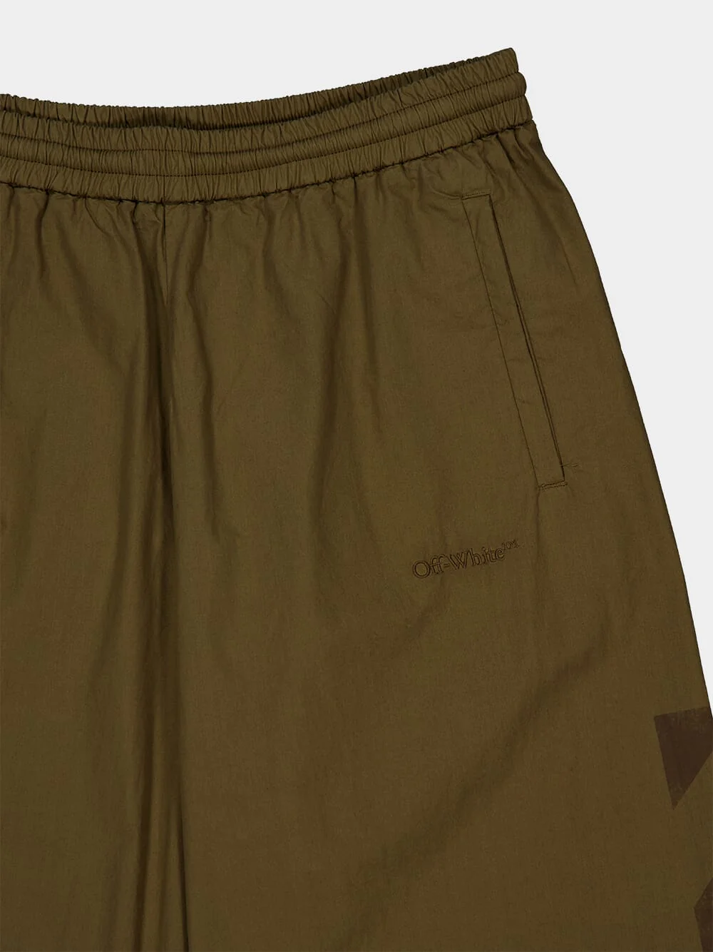 Army Green Diag GD Track Pants - Image 3