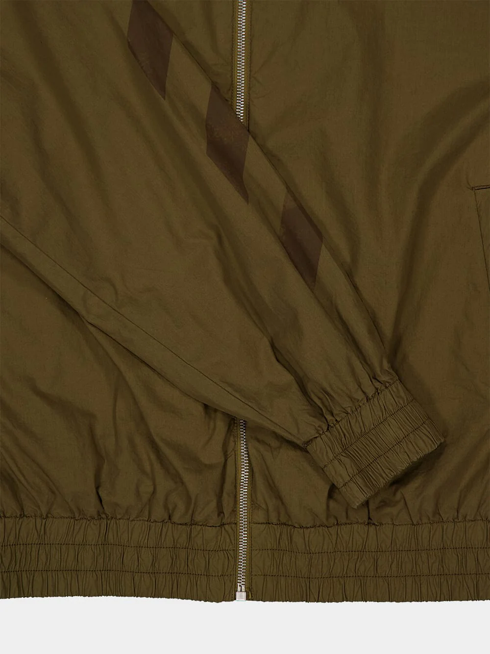 Army Green Diag Track Jacket - Image 4