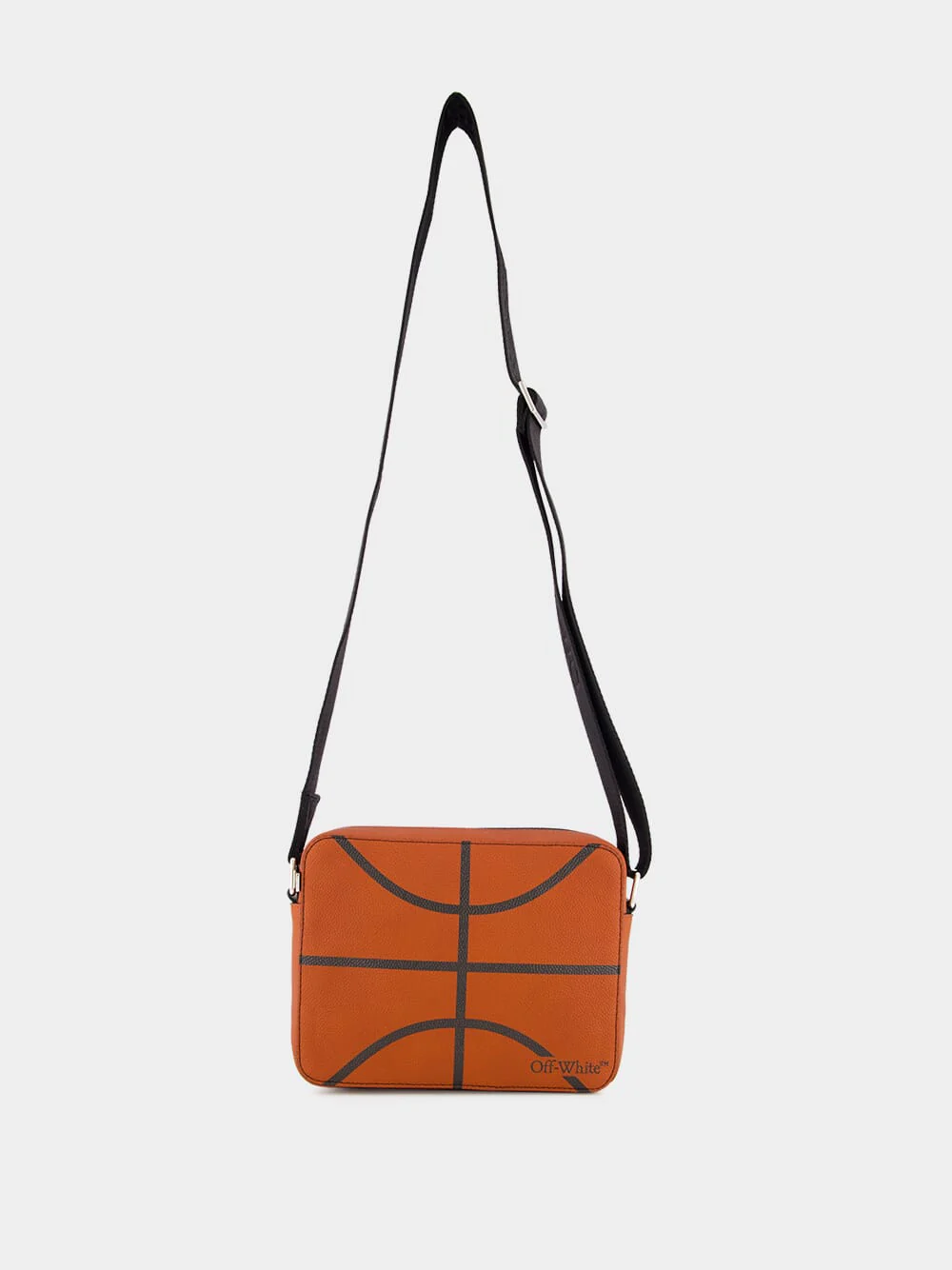 Orange Basketball Camera Bag in Calfskin - Image 2