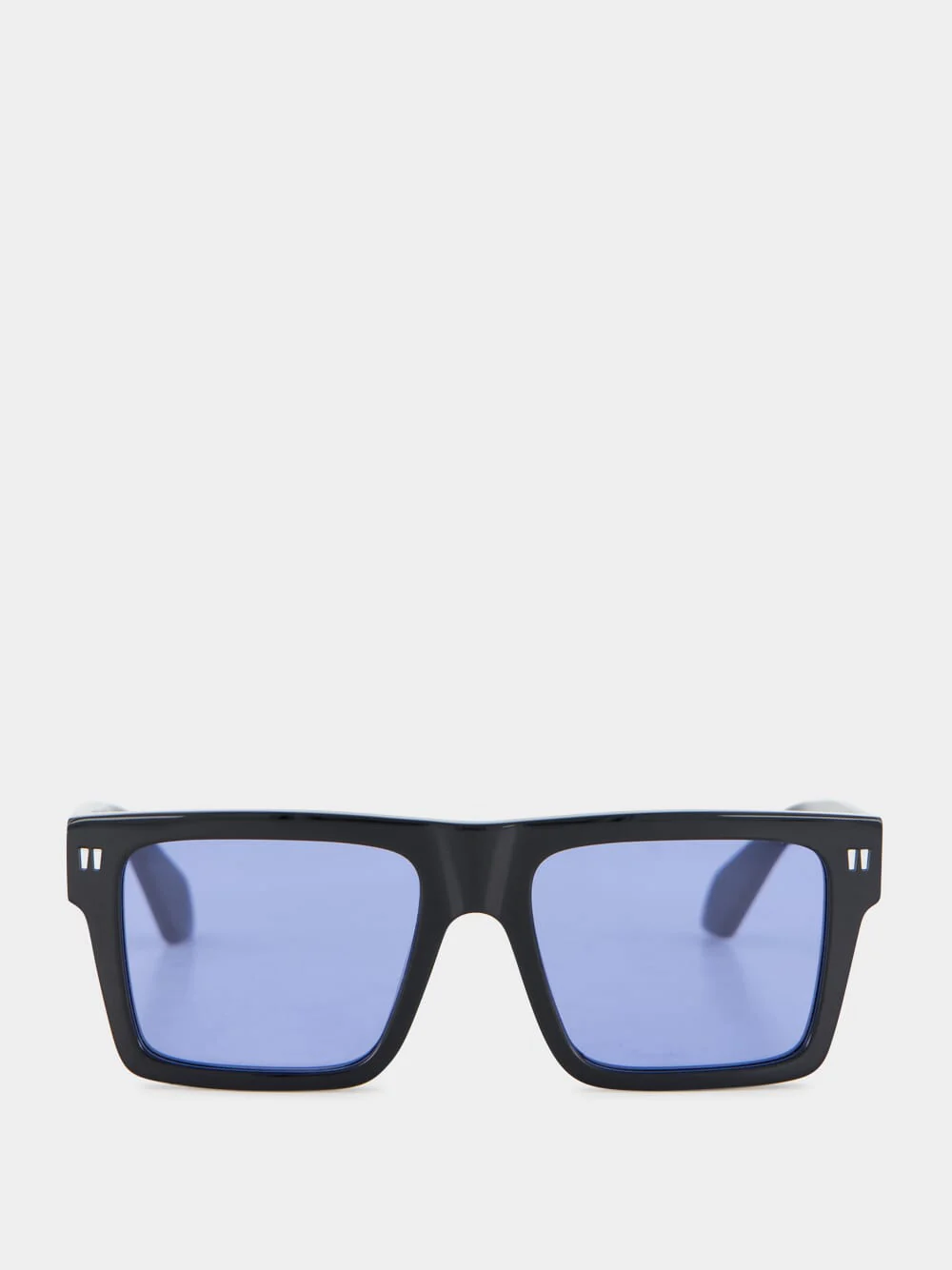 Black and Blue Lawton Square Sunglasses