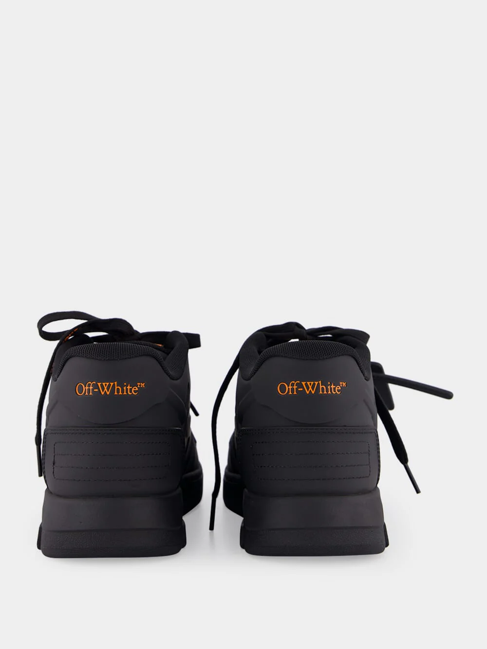 Black and Orange Out of Office Molded Sneakers - Image 5