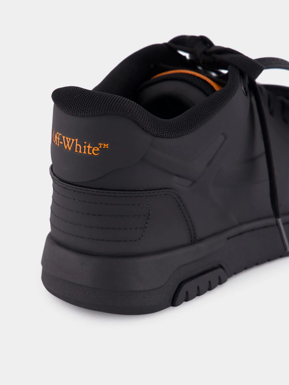 Black and Orange Out of Office Molded Sneakers - Image 7