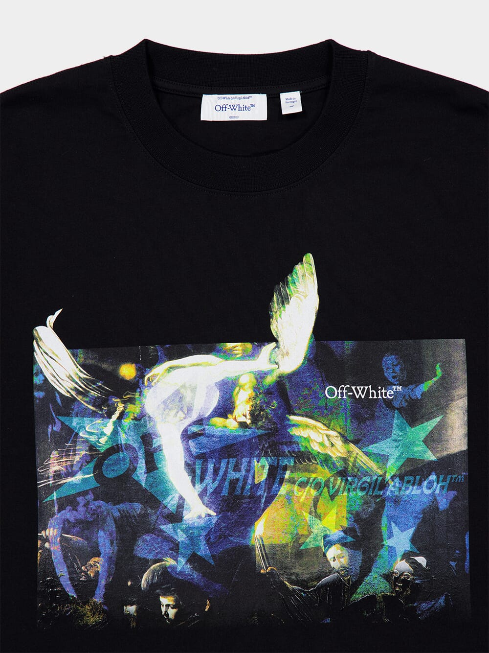 Black Caravaggio Skate Graphic T-Shirt - Image 3