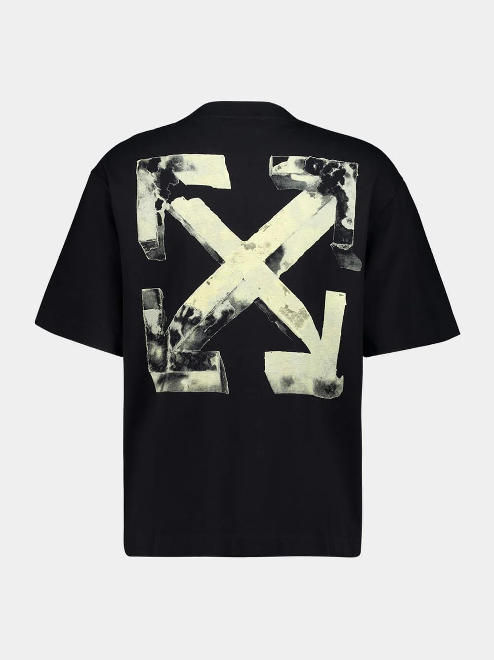 Black Cotton Cloudy Arrow T-Shirt - Image 2