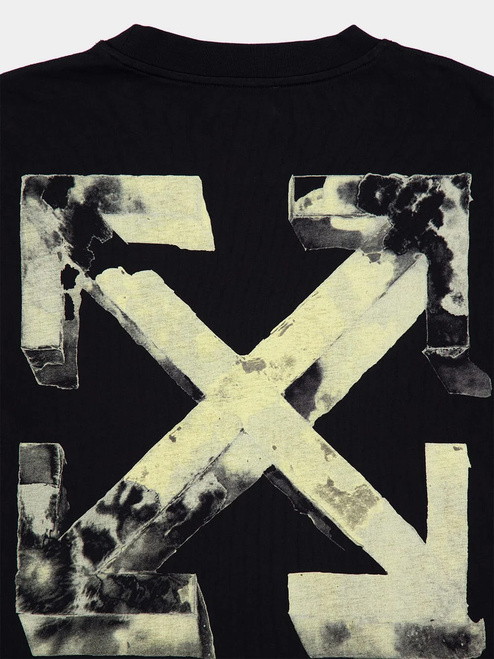 Black Cotton Cloudy Arrow T-Shirt - Image 4
