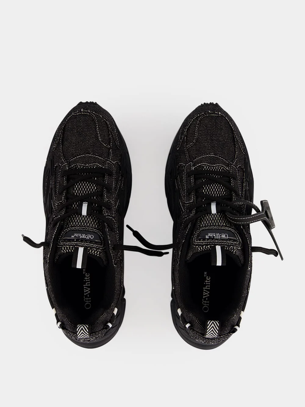 Black Denim Be Right Back Sneakers - Image 4