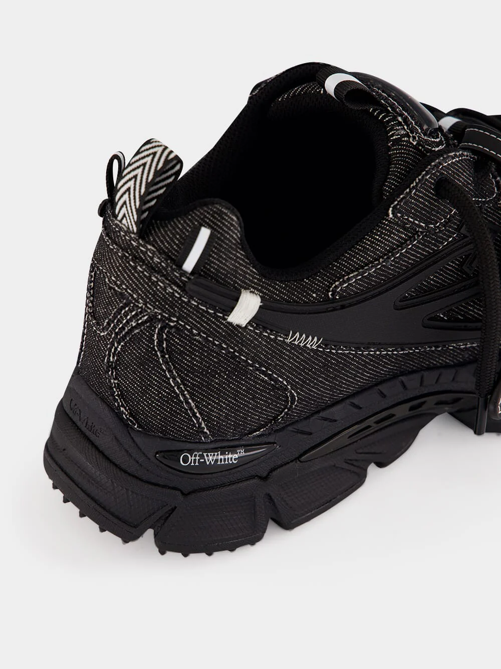 Black Denim Be Right Back Sneakers - Image 6