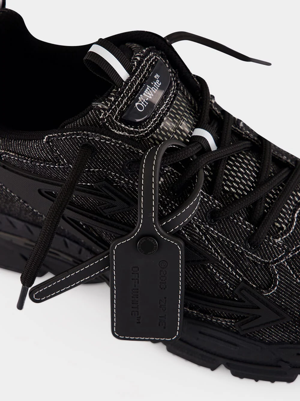 Black Denim Be Right Back Sneakers - Image 7
